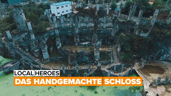 Dieser Professor hat ganz allein ein Schloss gebaut