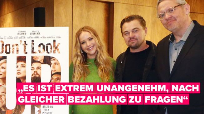 Jennifer Lawrence reagiert darauf, dass sie in „Don't Look Up“ weniger verdient als Leo DiCaprio